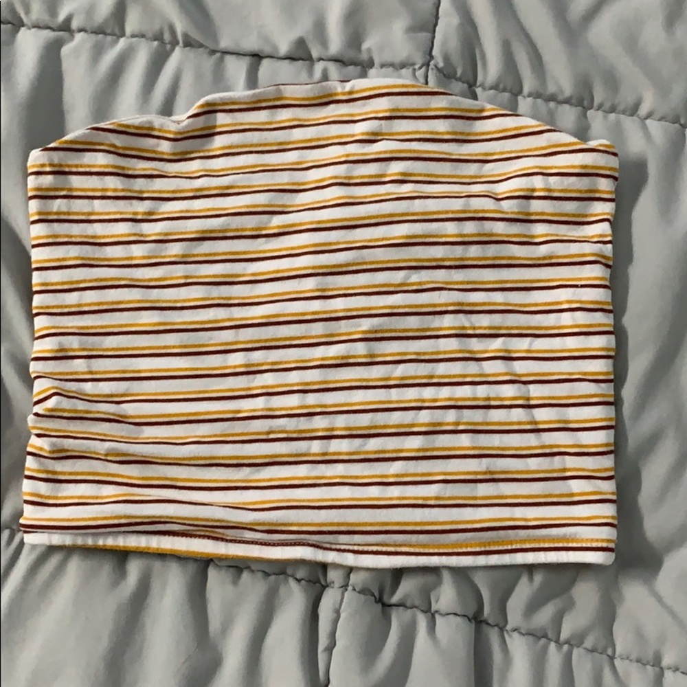 Striped tube top